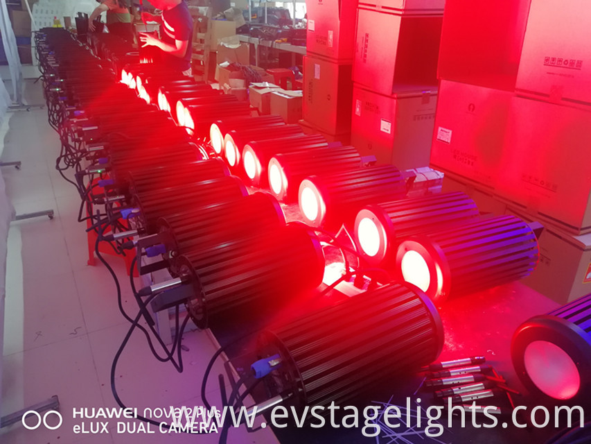 white color aluminum body case DMX control stage light RGBW color change church lighting